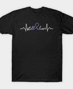 Still Alive- Testicular Cancer Gifts Testicular Cancer Awareness T-Shirt AI