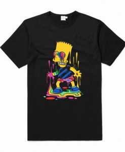 Trippy Bart Simpson T Shirt AI