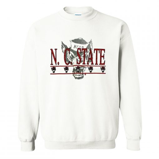 Vintage 90s NC State Sweatshirt AI