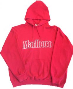Vintage Marlboro Red Hoodie AI