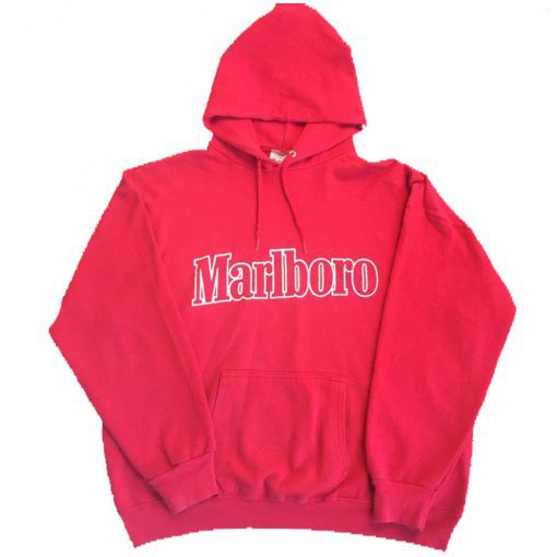 Vintage Marlboro Red Hoodie AI