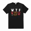 WTF Wine Turkey Family Thanksgiving T Shirt AI