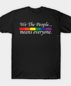 We Support LGBT T-Shirt AI