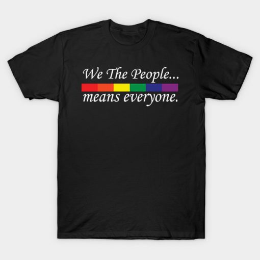 We Support LGBT T-Shirt AI