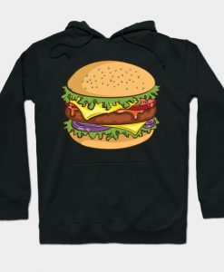 burger fast food Hoodie AI