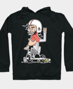 funny biker Hoodie AI