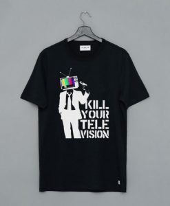 Banksy Kill Your Television Short-Sleeve T-Shirt AI