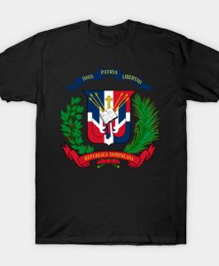 Coat Of Arms Of The Dominican Republic T-Shirt AI