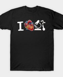 Funny I love Science gift for scientist T-Shirt AI