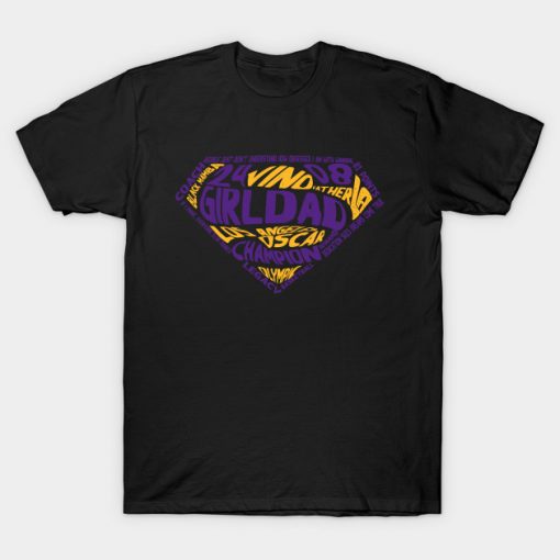 GirlDad Kobe Bryant Superman T-Shirt AI