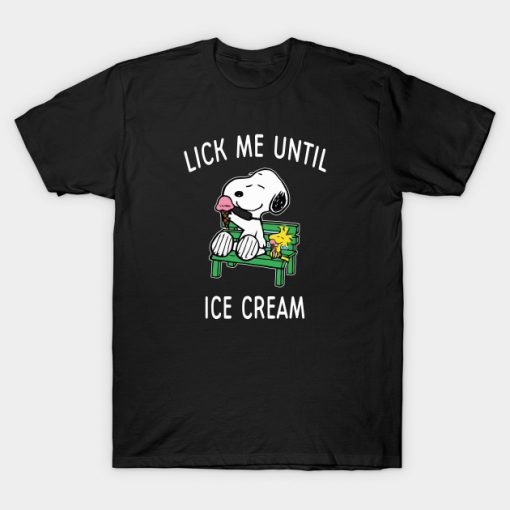 Snoopy Ice Cream Gifts T-Shirt AI