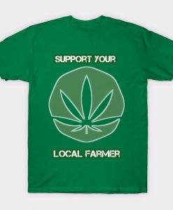 Support Your Local Farmer T-Shirt AI