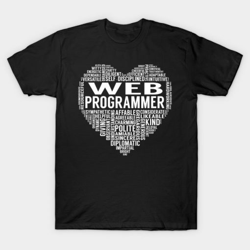 Web Programmer Heart T-Shirt AI