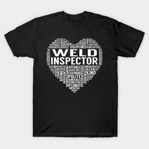 Weld Inspector Heart T-Shirt AI