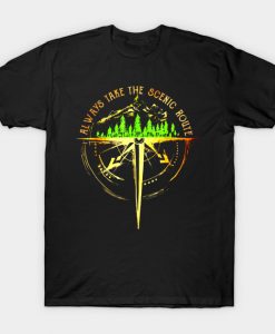 Always take the scenic route T-Shirt AI