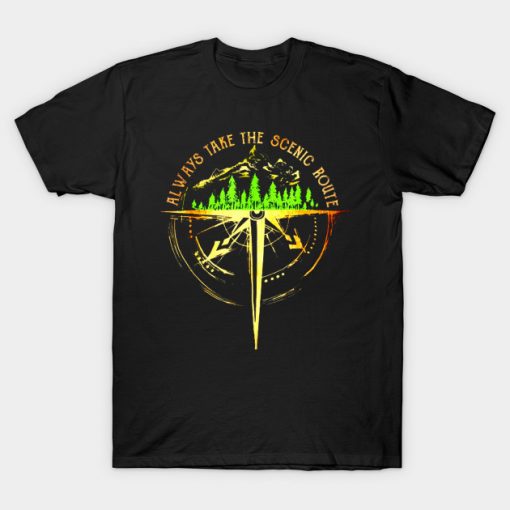 Always take the scenic route T-Shirt AI