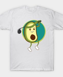 Avocado is playing golf T-Shirt AI