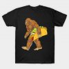Bigfoot Carrying Taco Men Cinco T-Shirt AI