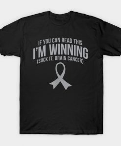Brain Cancer Survivor Suck It Brain Cancer T-Shirt AI
