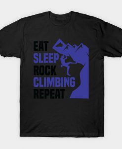 Climbing - Eat sleep T-Shirt AI