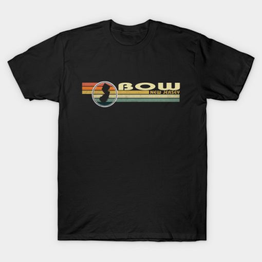 New Jersey - vintage 1980s style Bow NJ T-Shirt AI