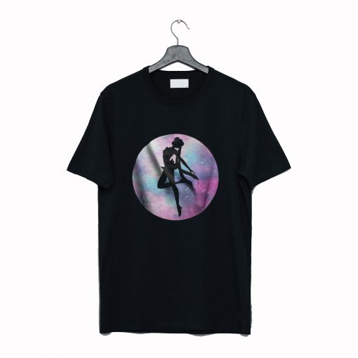 Sailor moon shirt in galaxy background texture t-shirt AI