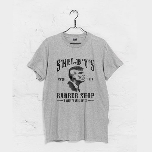 Shelby’s barber shop shirt funny tommy shelby haircut t-shirt AI