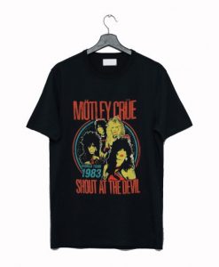 Motley Crue ‘Shout at The Devil 83 Tour T Shirt AI