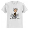 Charlie Brown Be you the world will adjust T Shirt AI