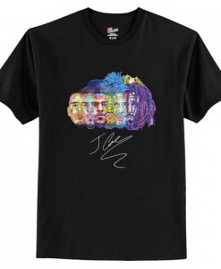 J Cole Signature Illustrator T Shirt AI