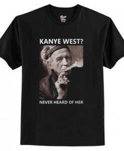 Keith Richards Kanye West T Shirt AI