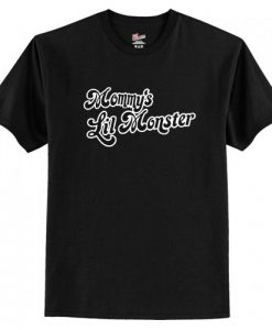 Mommy’s Lil Monster Black T Shirt AI