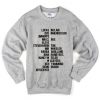 Stranger Things Cast Names Sweatshirt AI