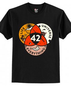 42 The Answer to Life the Universe and Everything T-Shirt AI