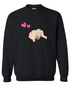 Hey Arnold Hand Love sweatshirt AI