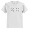 KAWS X UNIQLO – XX Classic Logo White T Shirt AI