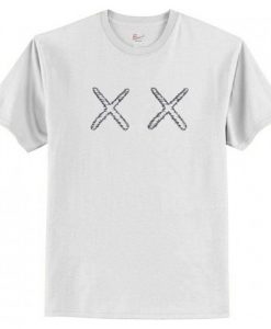 KAWS X UNIQLO – XX Classic Logo White T Shirt AI