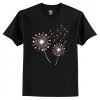 Wine Dandelion Flower Funny T-Shirt AI