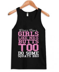 dear boys girls like nice quotes tanktop AI