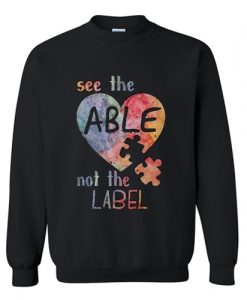 Autism See Able Sweatshirt AI