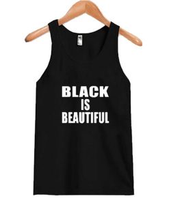 Black Is Beautiful Quote Tank Top AI