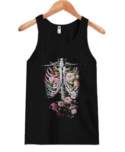 Flower Skull Tank Top AI