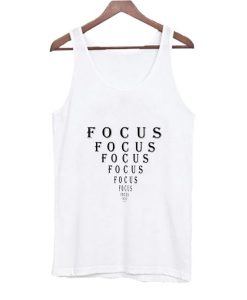 Focus Motivation Eye Chart Tank Top AI