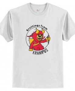 Greetings From Krampus t-shirt AI