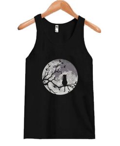 The Cat And The Moon Tank Top AI
