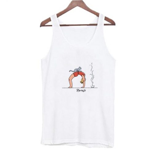 Yoga Cat Tank Top AI