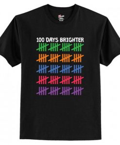 100 Days Brighter T-Shirt AI