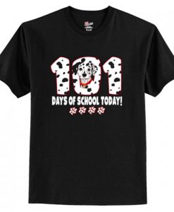 Cute 101 Days Of School Dalmatian Dog Spots T-Shirt AI