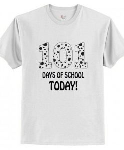 Dalmation Dog 101 Days Of School T-Shirt AI