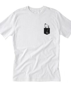 Geek Printed Pocket T-Shirt AI